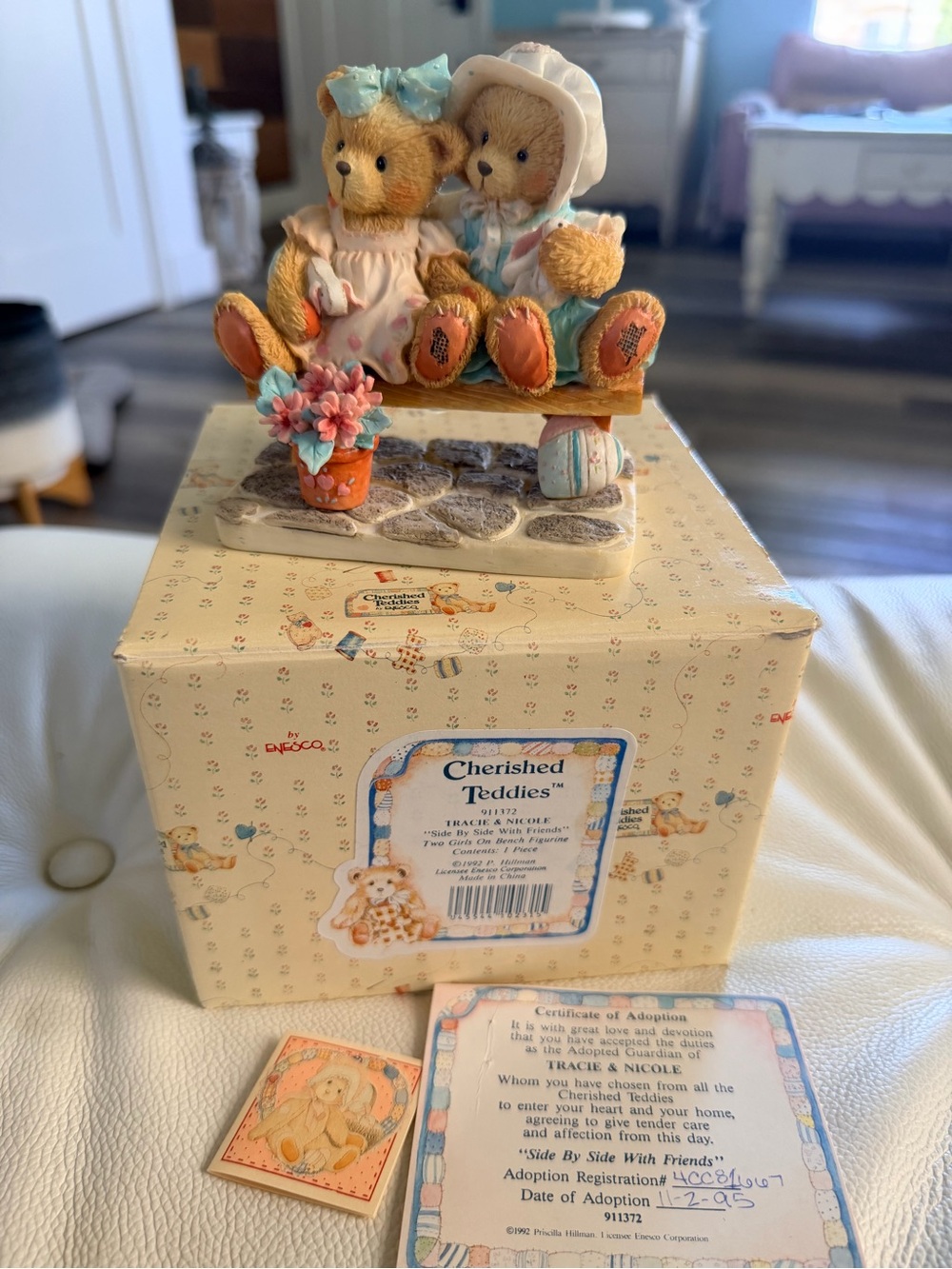 Cherished Teddies Tracie and Nicole